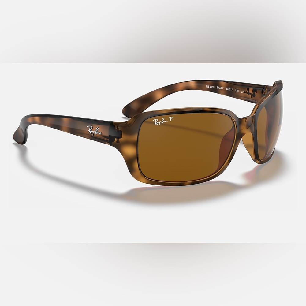 Authentic Women’s RB4068 Polarized RayBans in Havana